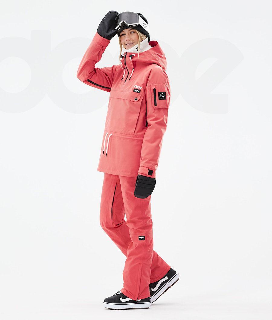 Chaquetas Snowboard Dope Annok W 2021 Mujer Rojas | ESDN3432