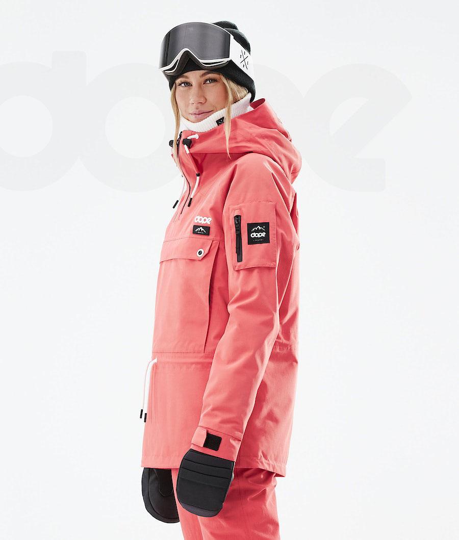 Chaquetas Snowboard Dope Annok W 2021 Mujer Rojas | ESDN3432