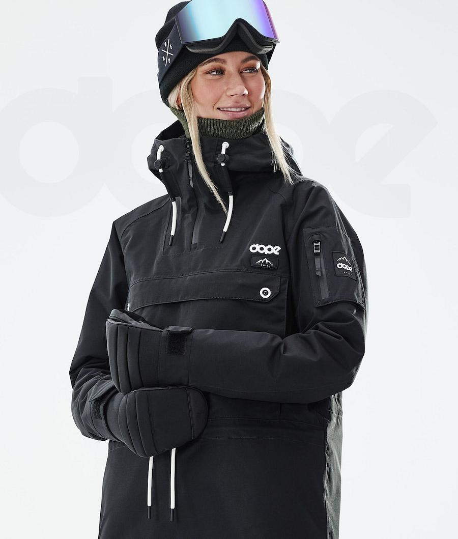 Chaquetas Snowboard Dope Annok W 2021 Mujer Negras | ESHK3429