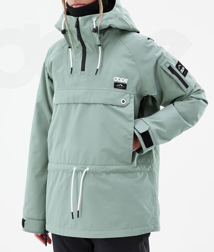 Chaquetas Snowboard Dope Annok W Faded Mujer Verde | ESTV3440