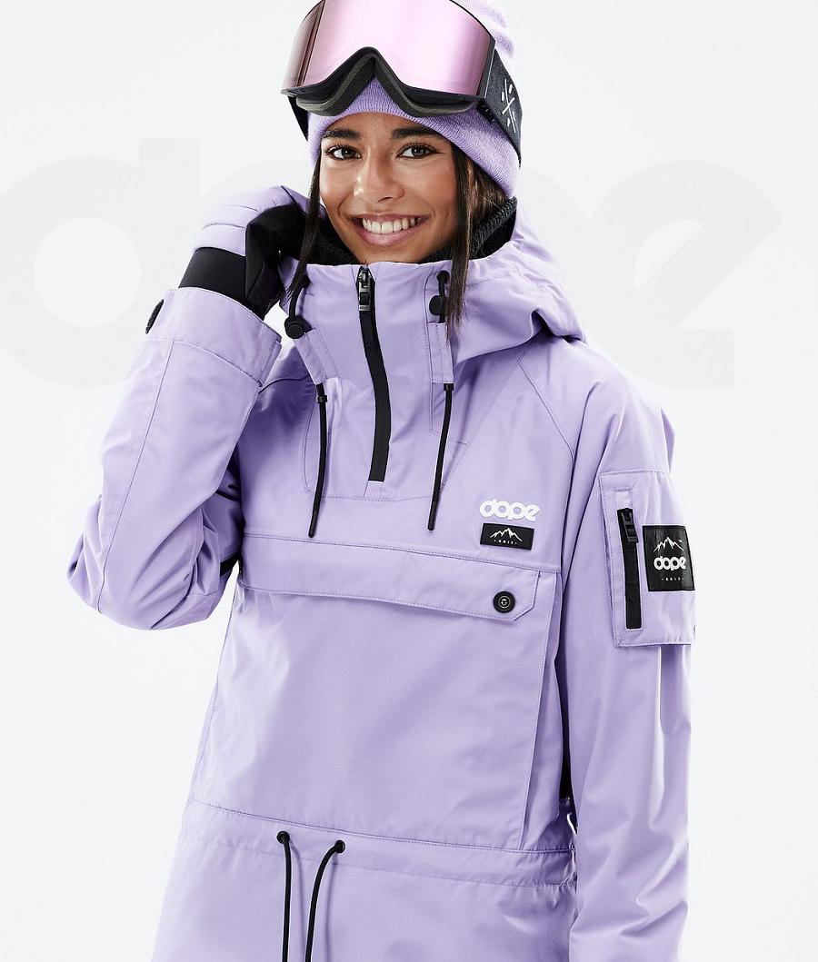 Chaquetas Snowboard Dope Annok W Faded Mujer Moradas | ESYU3439