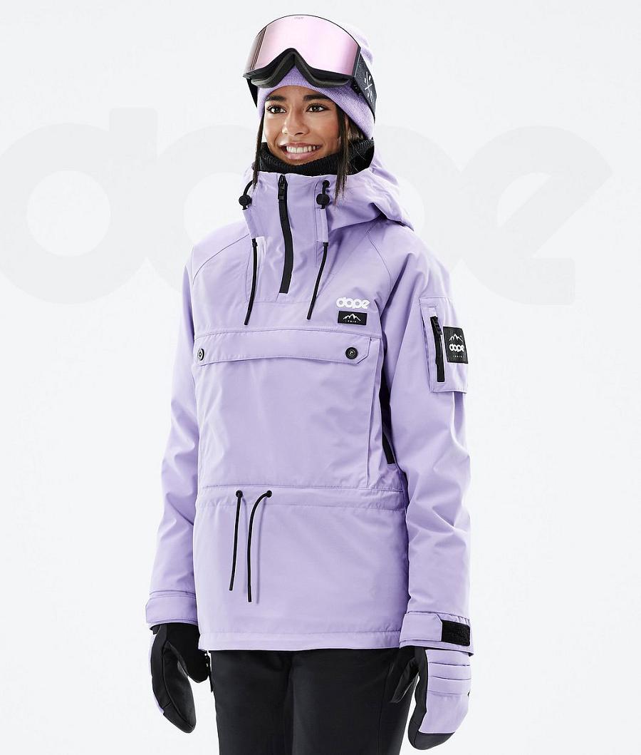 Chaquetas Snowboard Dope Annok W Faded Mujer Moradas | ESYU3439