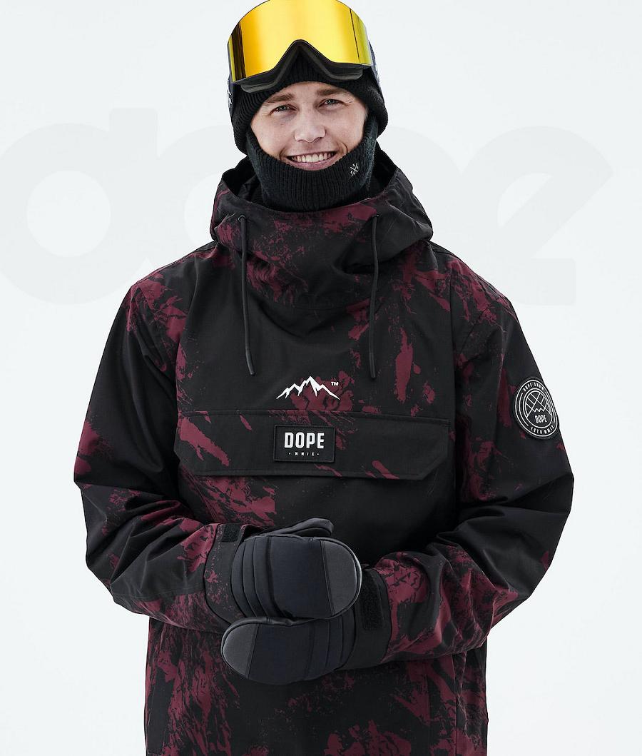 Chaquetas Snowboard Dope Blizzard 2021 Paint Hombre Burdeos | ESEX2778