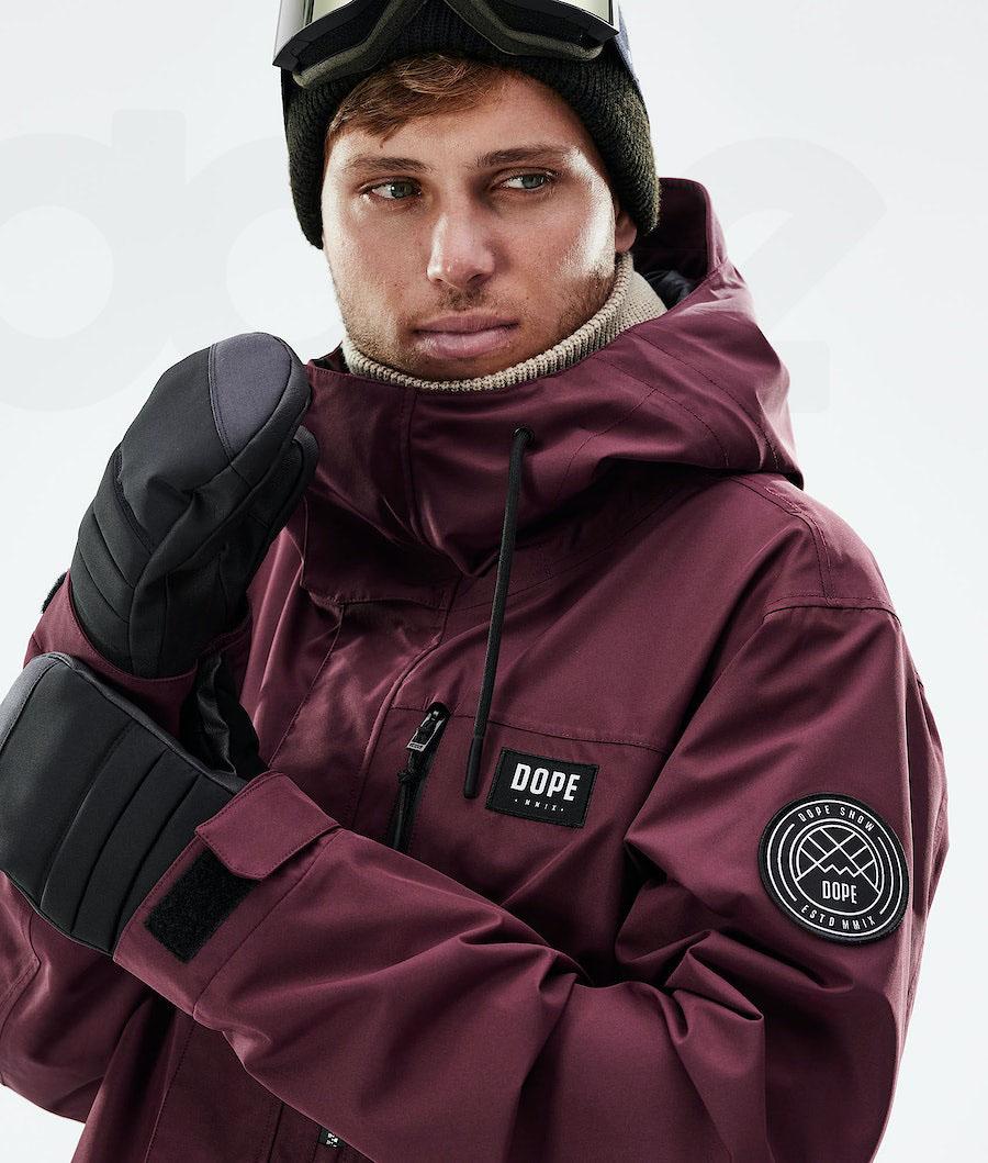 Chaquetas Snowboard Dope Blizzard Full Zip 2021 Hombre Burdeos | ESQZ2780