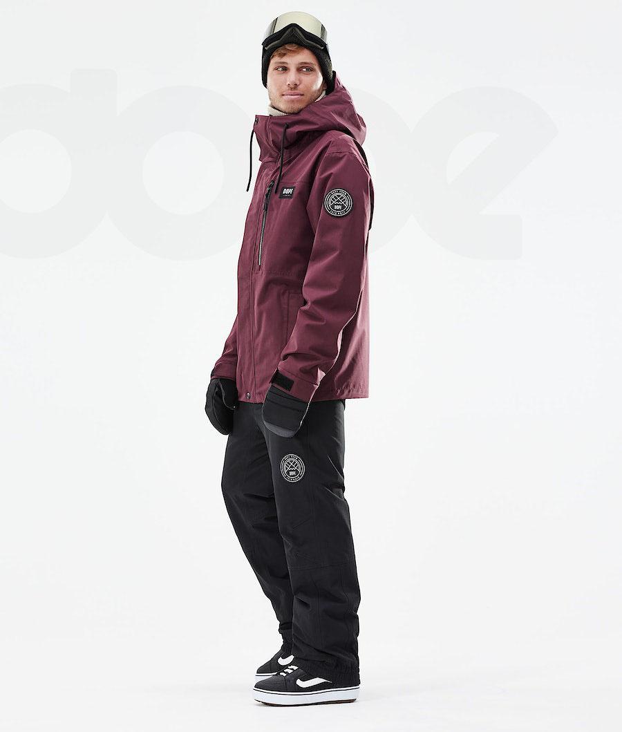 Chaquetas Snowboard Dope Blizzard Full Zip 2021 Hombre Burdeos | ESQZ2780