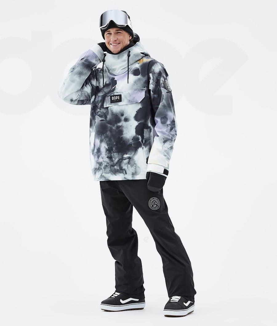 Chaquetas Snowboard Dope Blizzard Tiedye Hombre Negras Moradas | ESAP2788