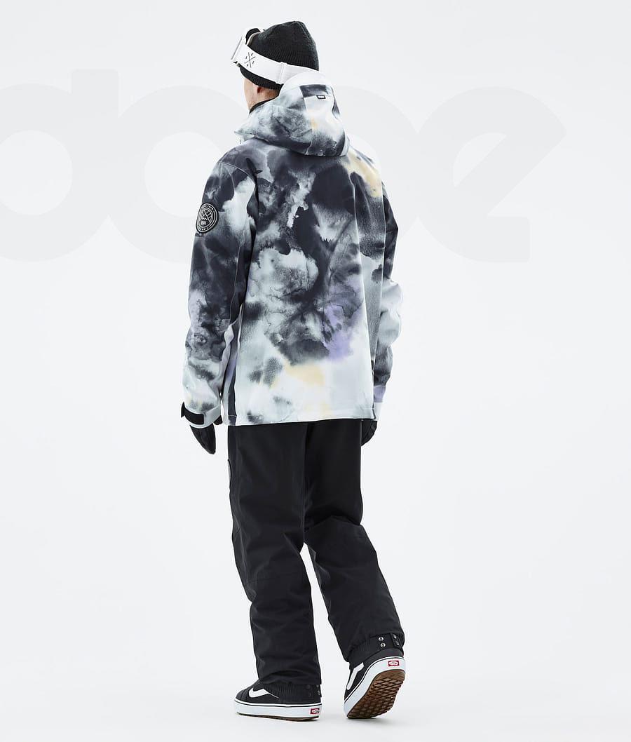 Chaquetas Snowboard Dope Blizzard Tiedye Hombre Negras Moradas | ESAP2788