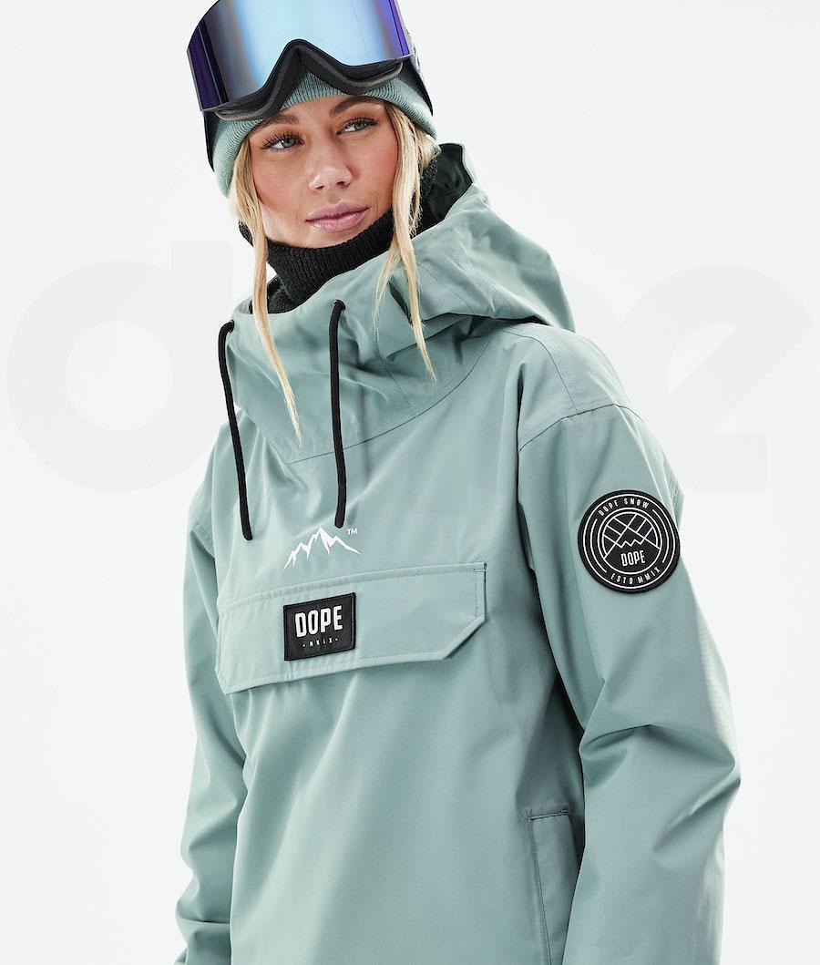 Chaquetas Snowboard Dope Blizzard W 2021 Faded Mujer Verde | ESFM3458