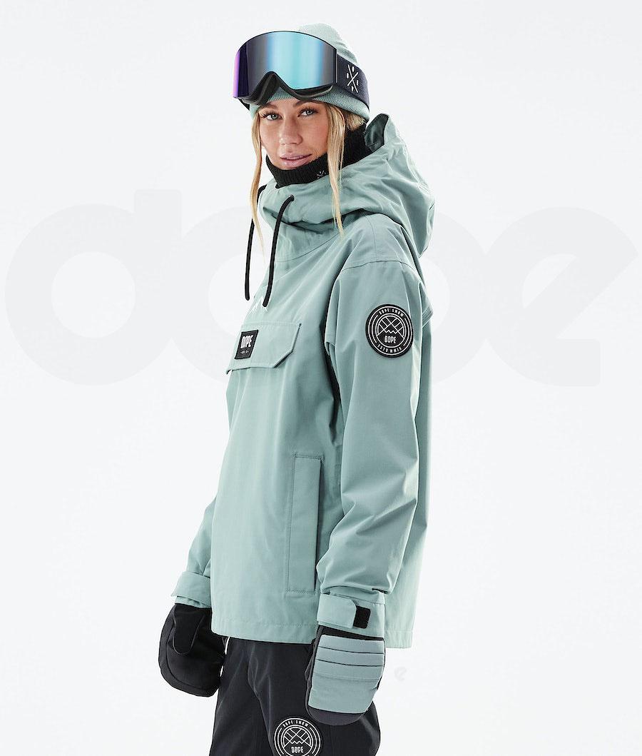 Chaquetas Snowboard Dope Blizzard W 2021 Faded Mujer Verde | ESFM3458