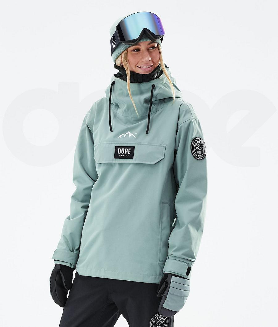 Chaquetas Snowboard Dope Blizzard W 2021 Faded Mujer Verde | ESFM3458