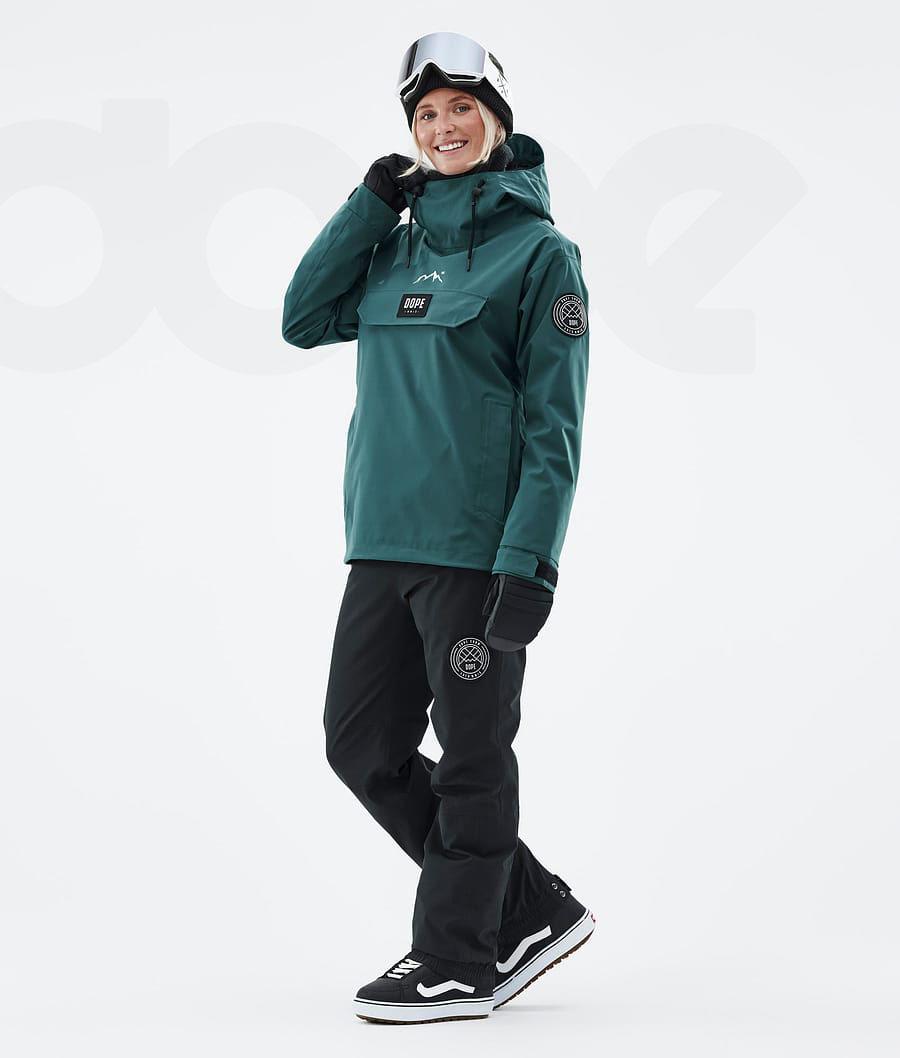 Chaquetas Snowboard Dope Blizzard W Bottle Mujer Verde | ESAP3461