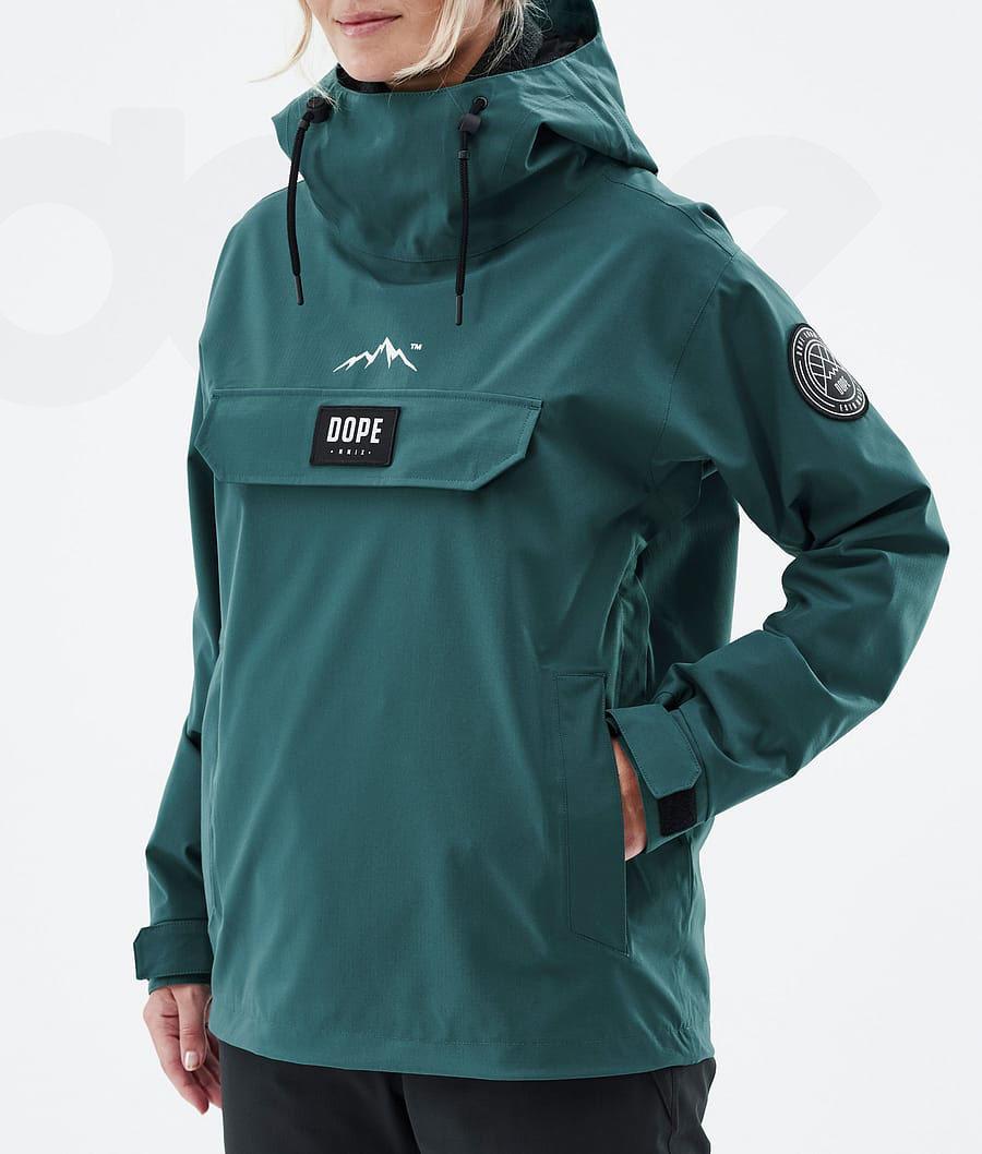 Chaquetas Snowboard Dope Blizzard W Bottle Mujer Verde | ESAP3461