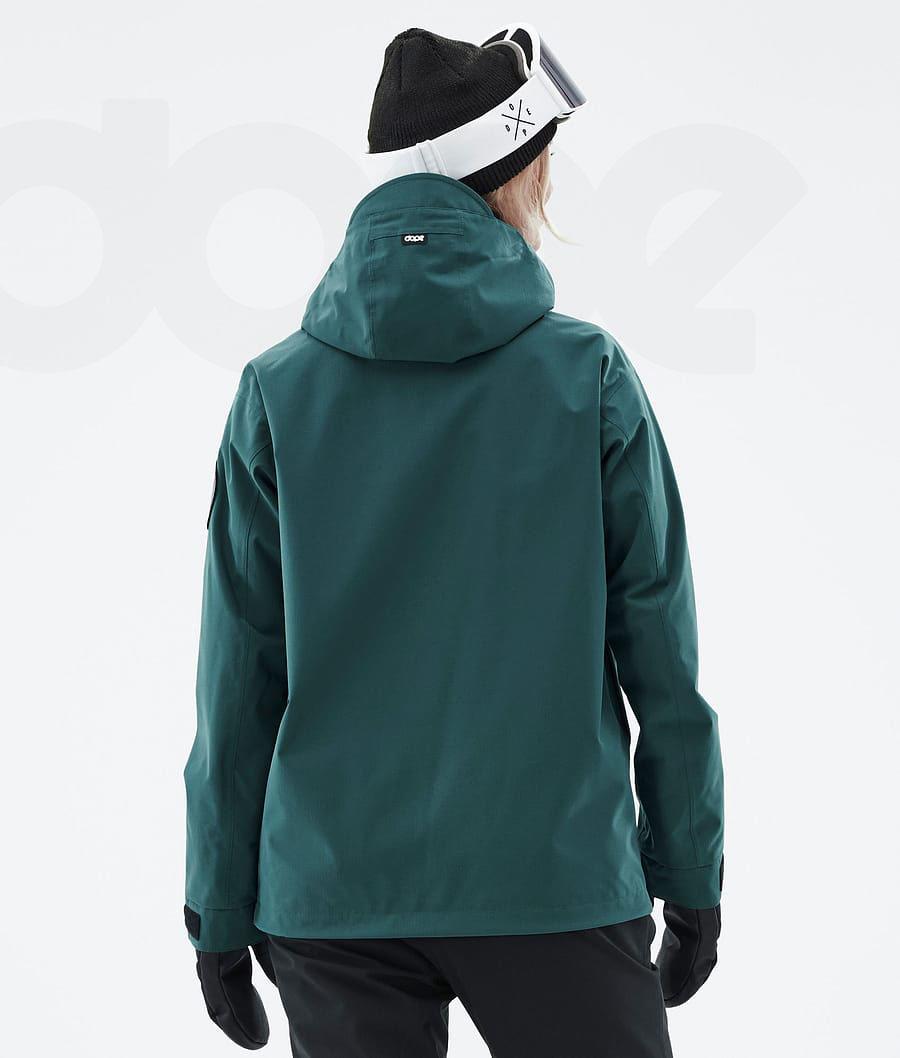 Chaquetas Snowboard Dope Blizzard W Bottle Mujer Verde | ESAP3461