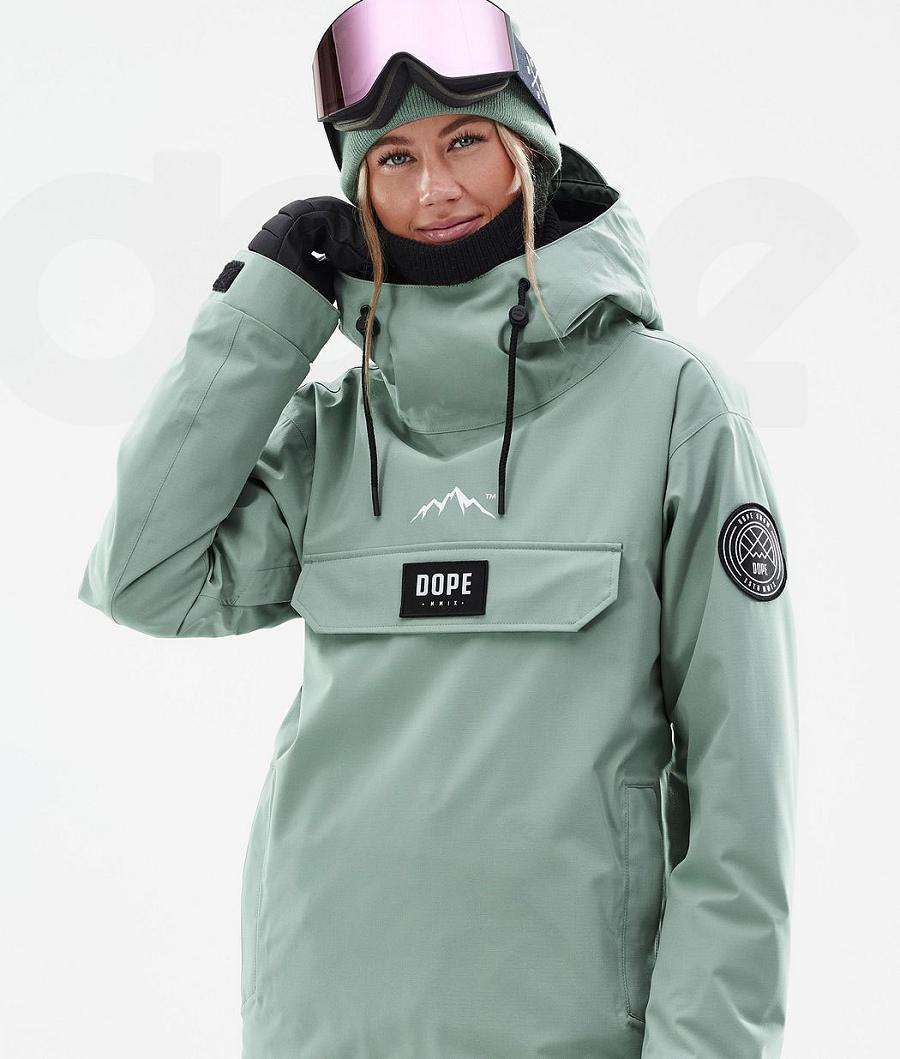 Chaquetas Snowboard Dope Blizzard W Faded Mujer Verde | ESOR3463