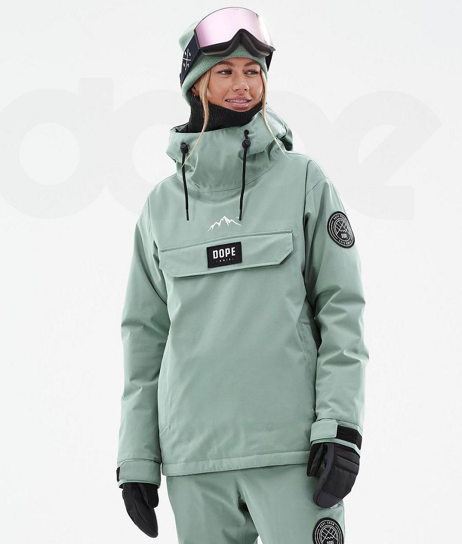 Chaquetas Snowboard Dope Blizzard W Faded Mujer Verde | ESOR3463