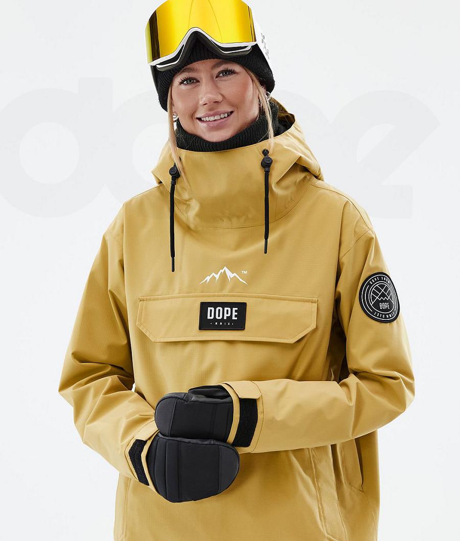 Chaquetas Snowboard Dope Blizzard W Mujer Amarillo | ESBC3447