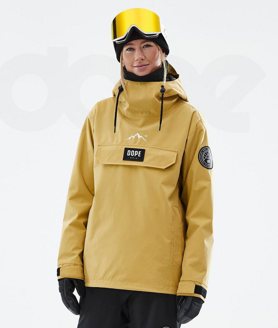 Chaquetas Snowboard Dope Blizzard W Mujer Amarillo | ESBC3447