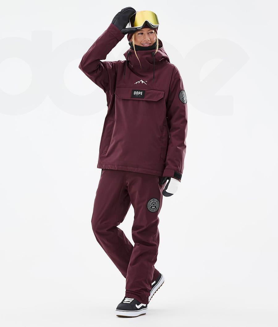 Chaquetas Snowboard Dope Blizzard W Mujer Burdeos | ESCE3449