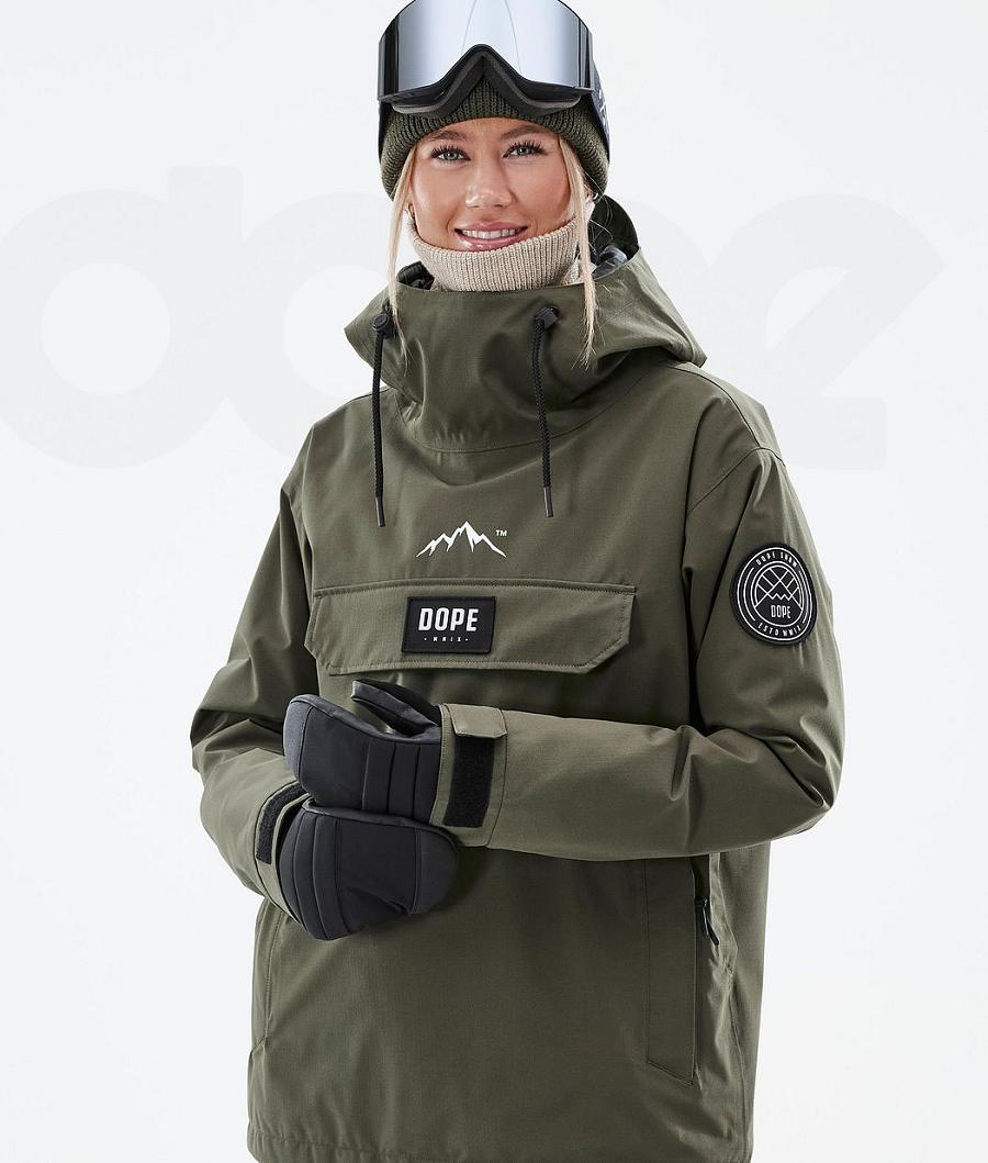 Chaquetas Snowboard Dope Blizzard W Mujer Verde Oliva Verde | ESQZ3444