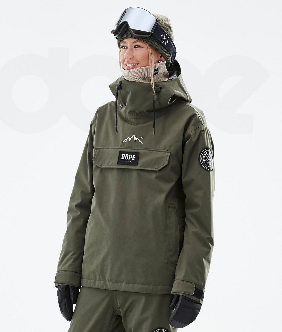 Chaquetas Snowboard Dope Blizzard W Mujer Verde Oliva Verde | ESQZ3444