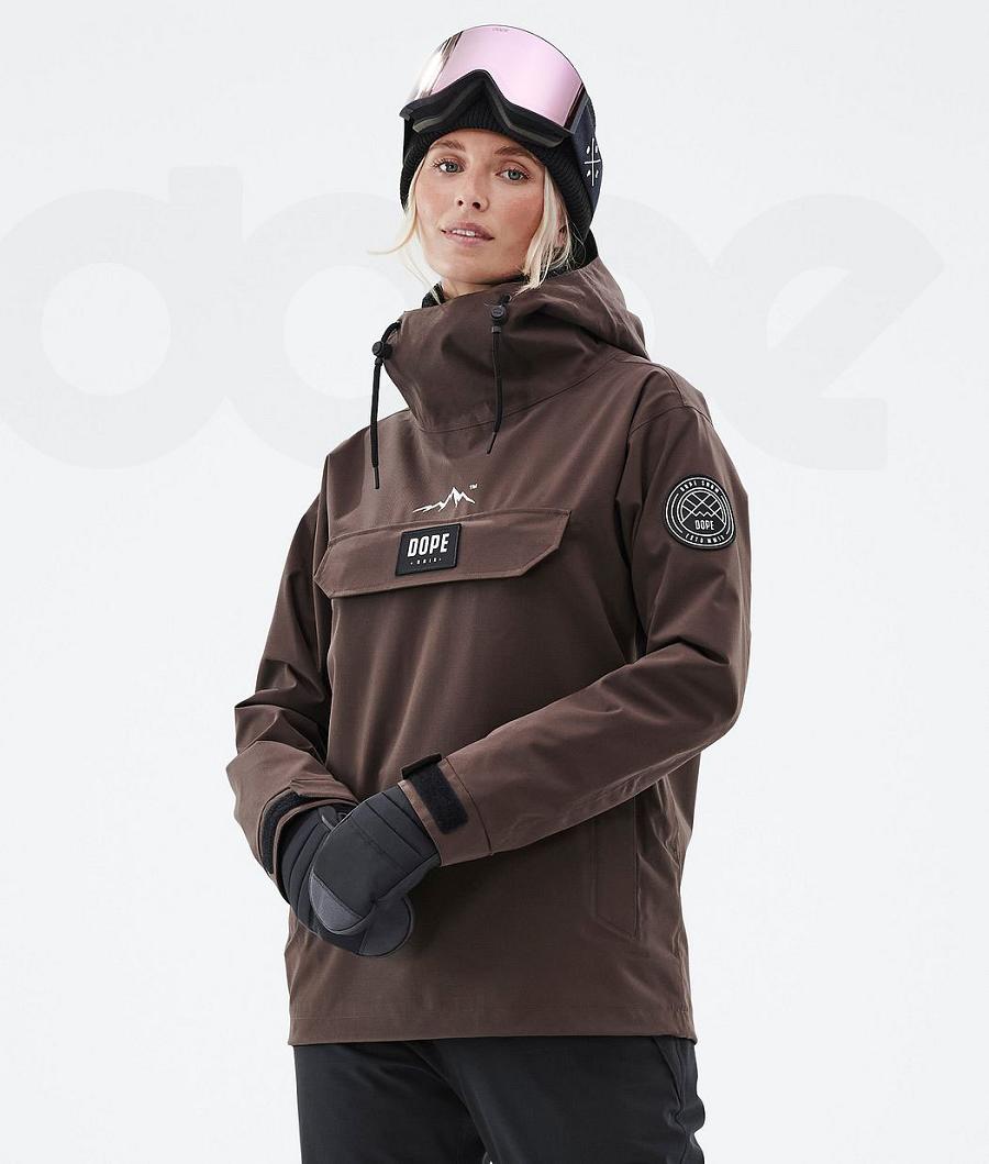 Chaquetas Snowboard Dope Blizzard W Mujer Marrones | ESVD3448