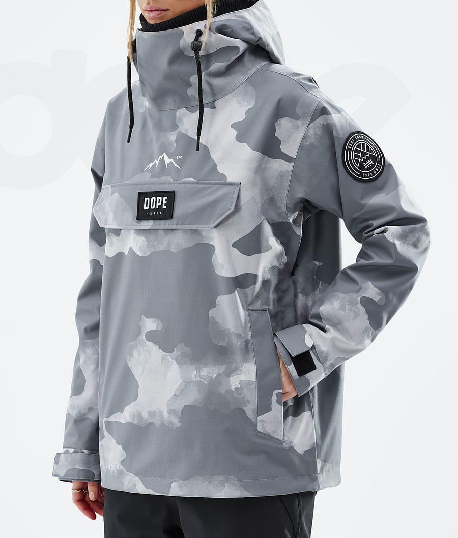 Chaquetas Snowboard Dope Blizzard W Mujer Gris Camuflaje | ESZG3451