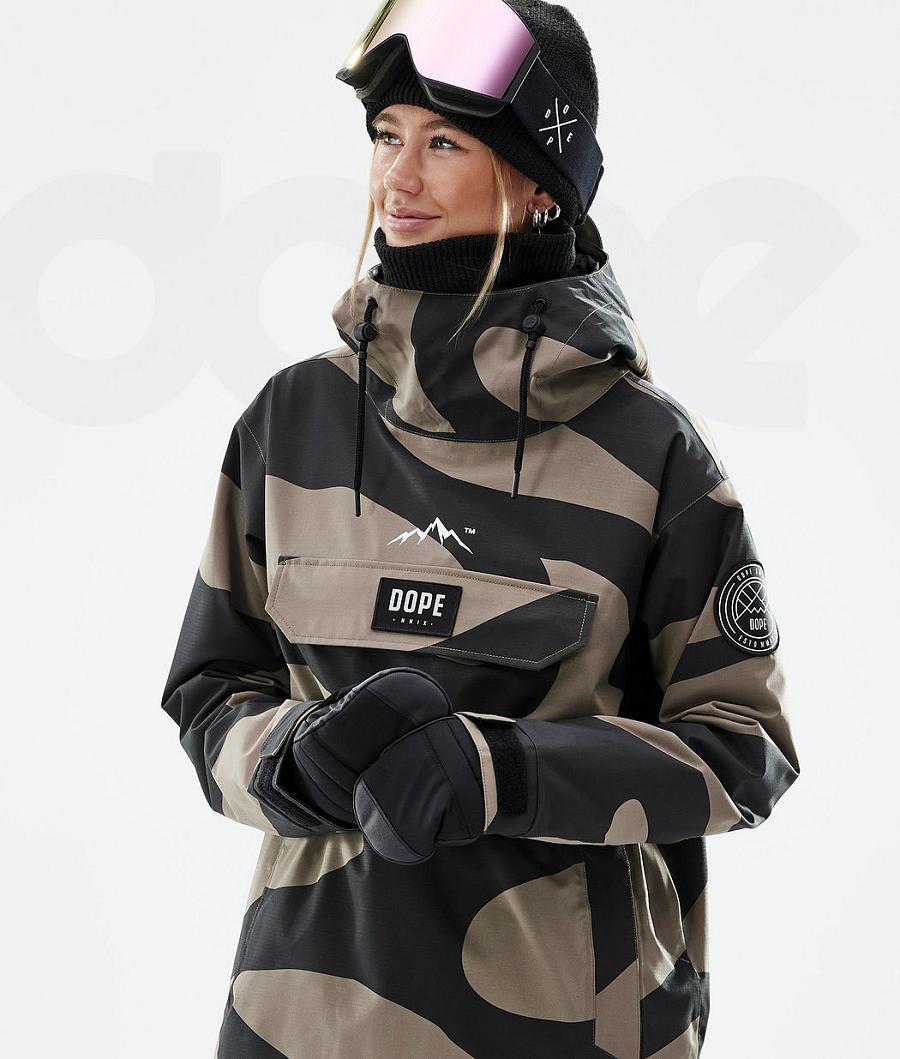 Chaquetas Snowboard Dope Blizzard W Pangea Mujer Marrones | ESNB3473