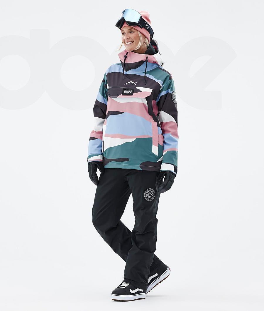 Chaquetas Snowboard Dope Blizzard W Shards Mujer Verde Menta Azules Rosas | ESGL3475