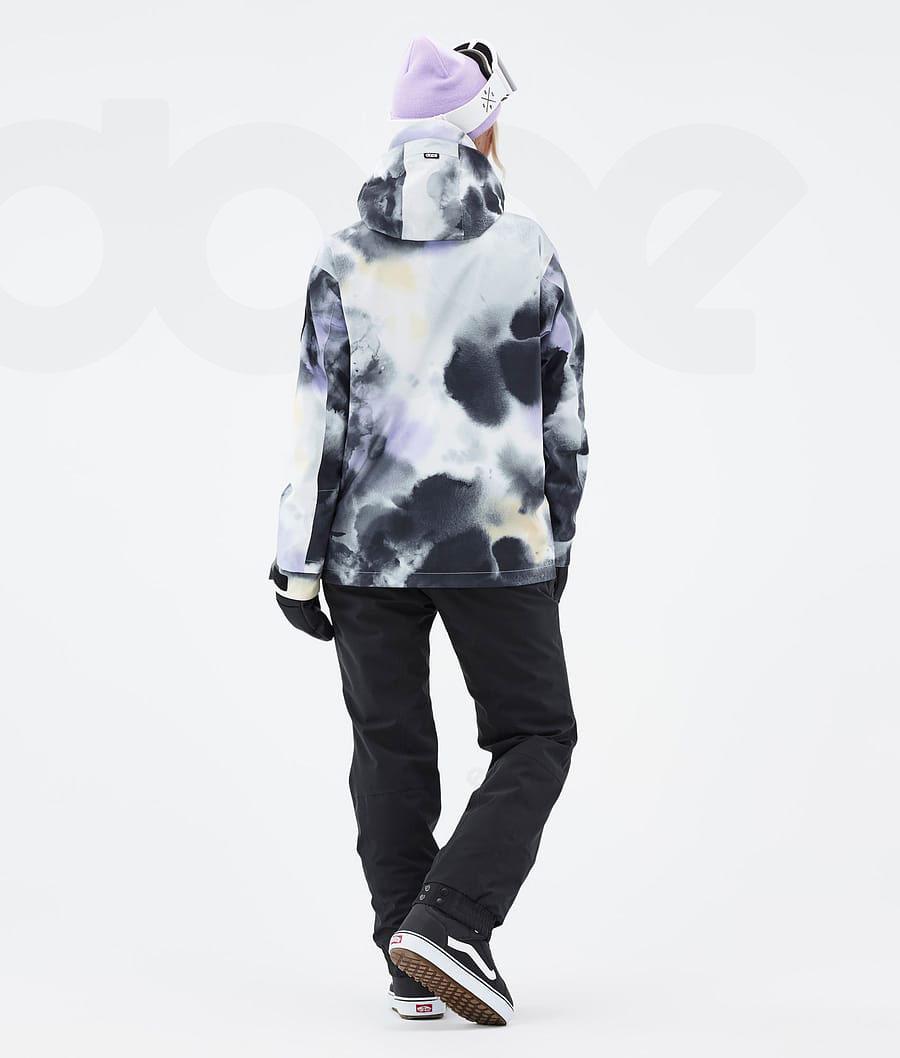 Chaquetas Snowboard Dope Blizzard W Tiedye Mujer Negras Moradas | ESSO3478