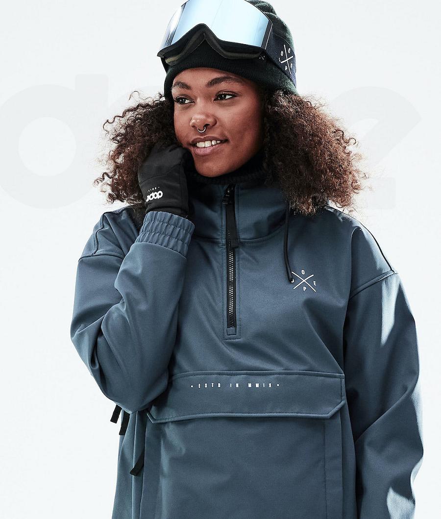 Chaquetas Snowboard Dope Cyclone W 2021 Mujer Azules | ESAP3486