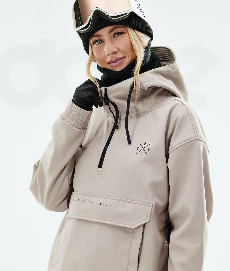 Chaquetas Snowboard Dope Cyclone W 2021 Mujer Marrones | ESDN3484