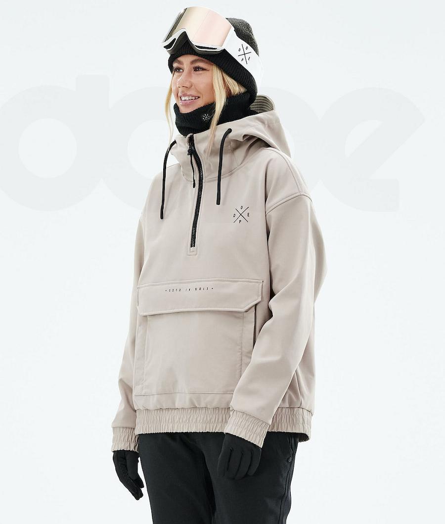 Chaquetas Snowboard Dope Cyclone W 2021 Mujer Marrones | ESDN3484