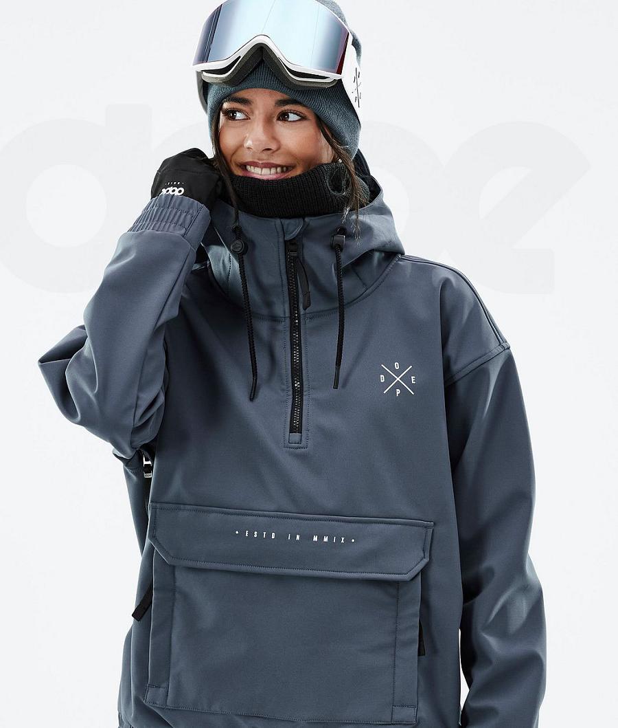 Chaquetas Snowboard Dope Cyclone W Mujer Azules | ESAP3479