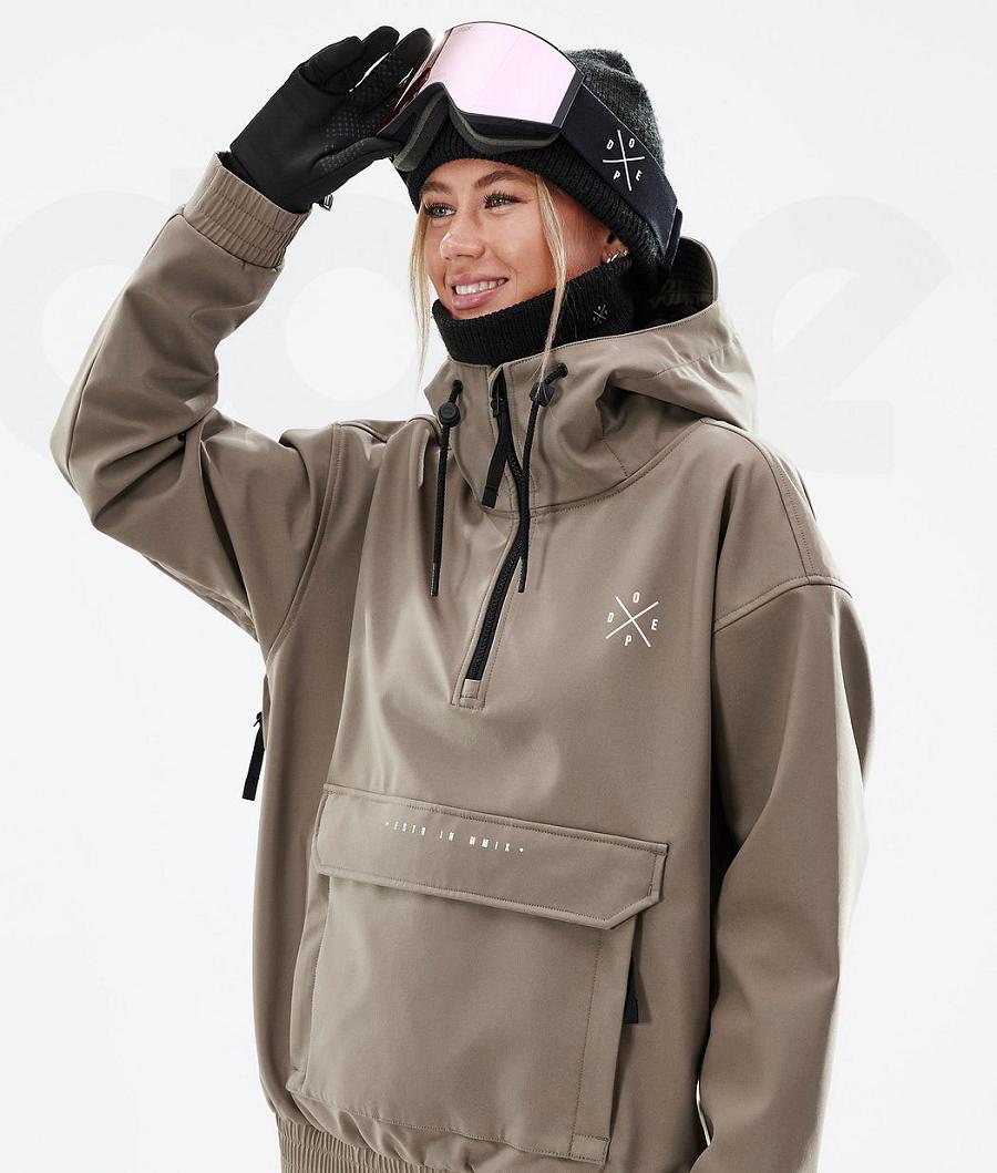 Chaquetas Snowboard Dope Cyclone W Mujer Cafe | ESPQ3480