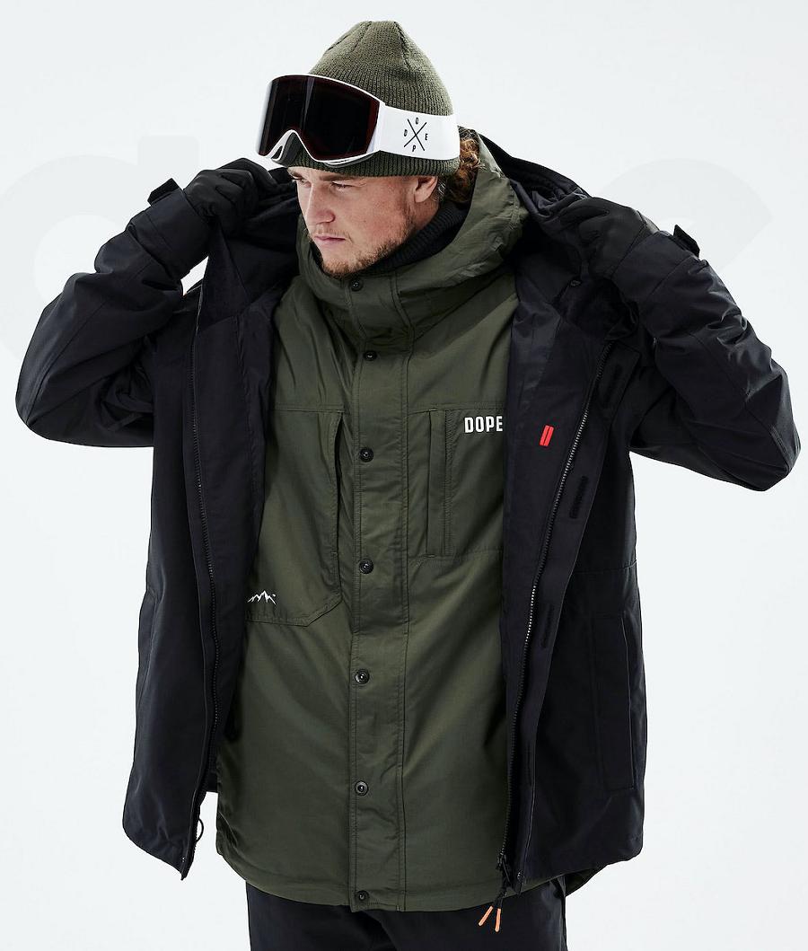 Chaquetas Snowboard Dope Insulated Hombre Verde Oliva Verde | ESRW2795