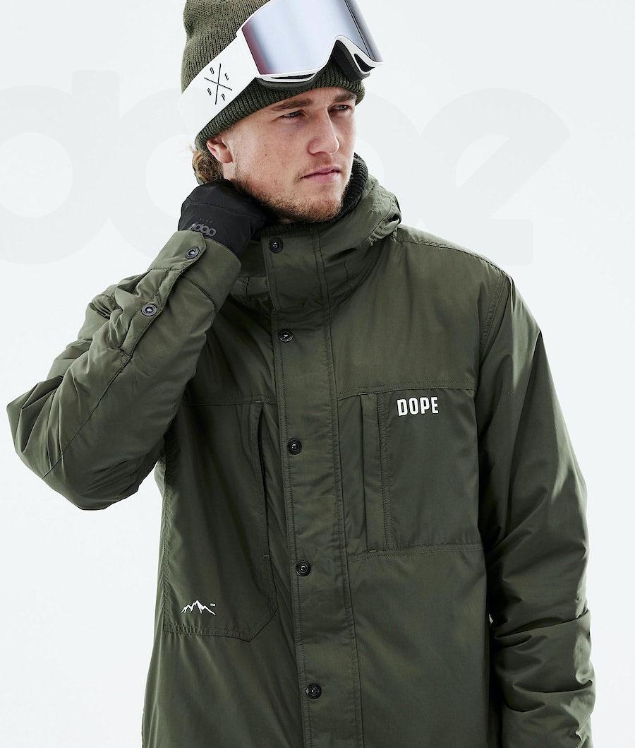 Chaquetas Snowboard Dope Insulated Hombre Verde Oliva Verde | ESRW2795