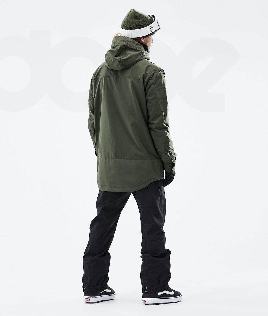 Chaquetas Snowboard Dope Insulated Hombre Verde Oliva Verde | ESRW2795