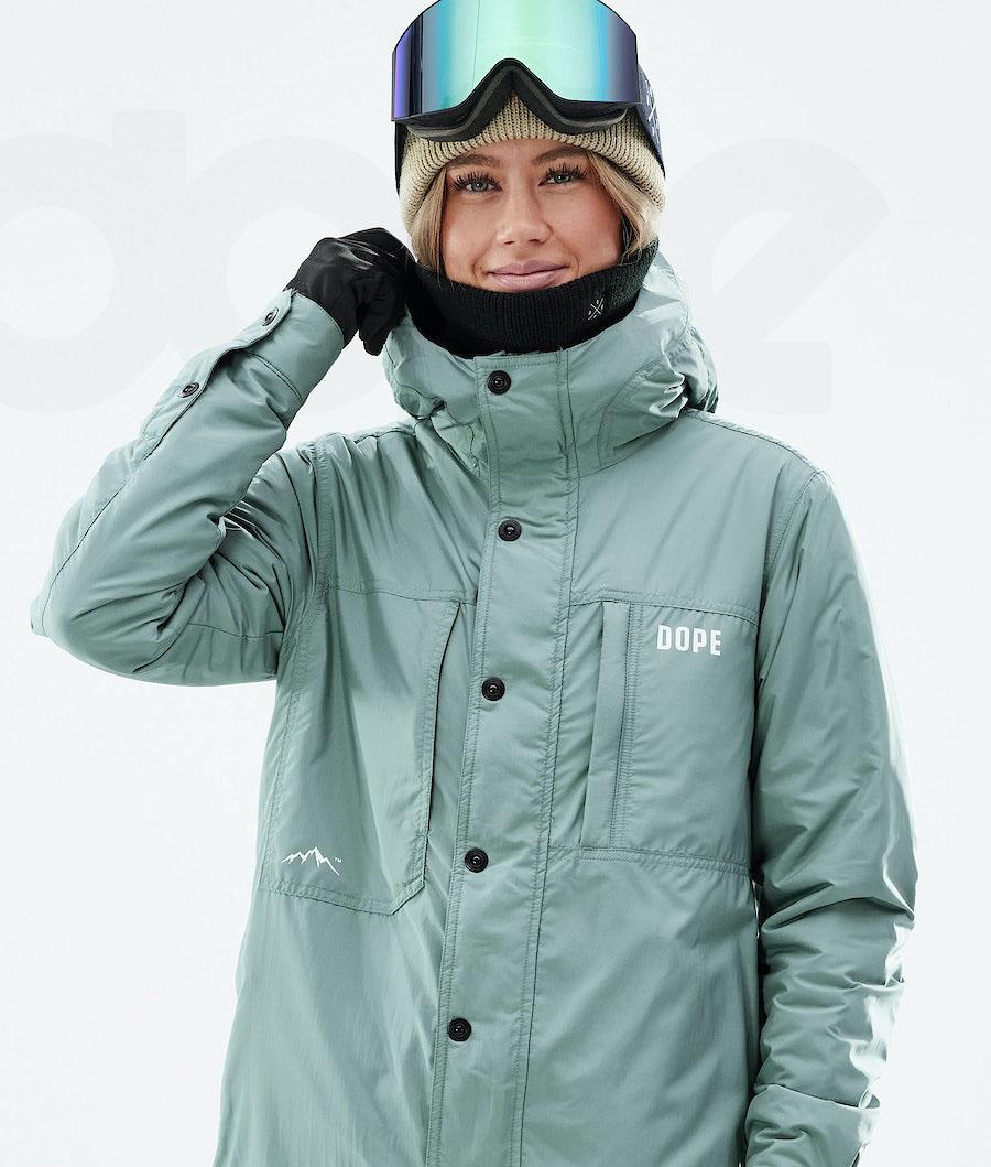 Chaquetas Snowboard Dope Insulated W Mujer Verde | ESOR3488