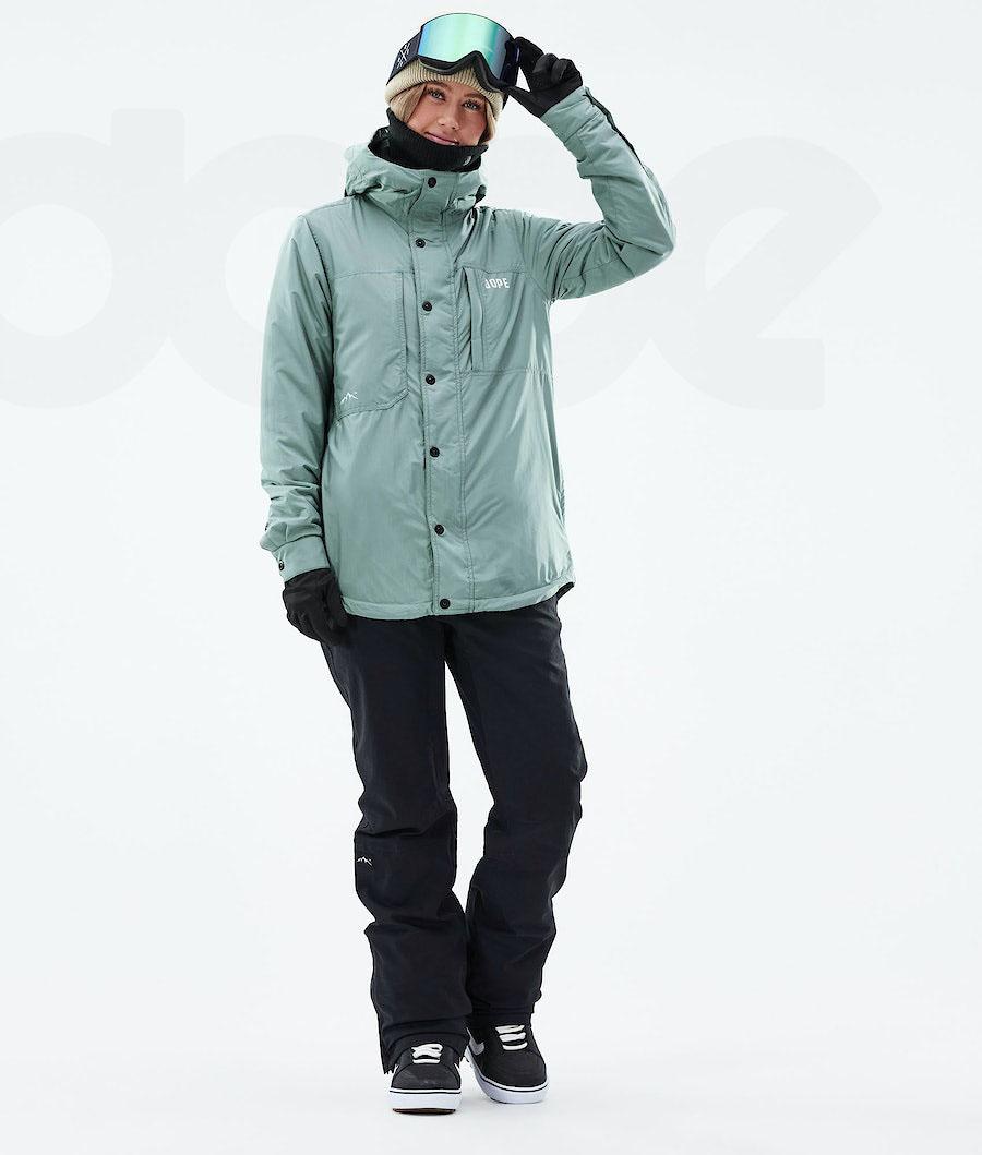 Chaquetas Snowboard Dope Insulated W Mujer Verde | ESOR3488