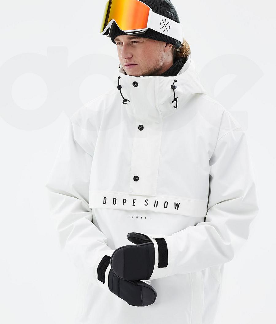 Chaquetas Snowboard Dope Legacy Old Hombre Blancas | ESZG2805