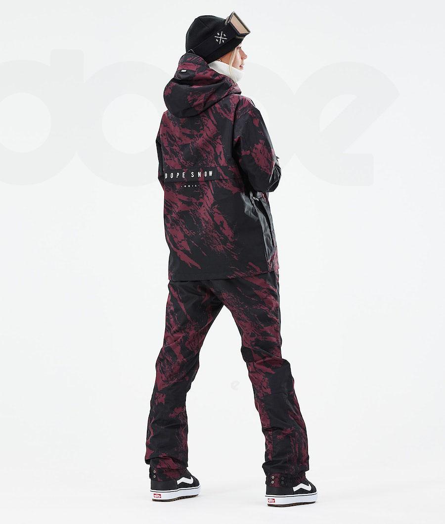 Chaquetas Snowboard Dope Legacy W 2021 Paint Mujer Burdeos | ESMA3497