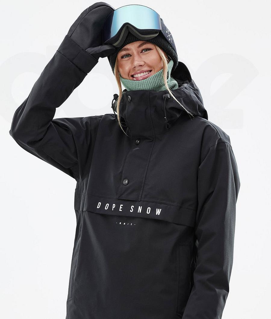 Chaquetas Snowboard Dope Legacy W Mujer Negras | ESTV3492