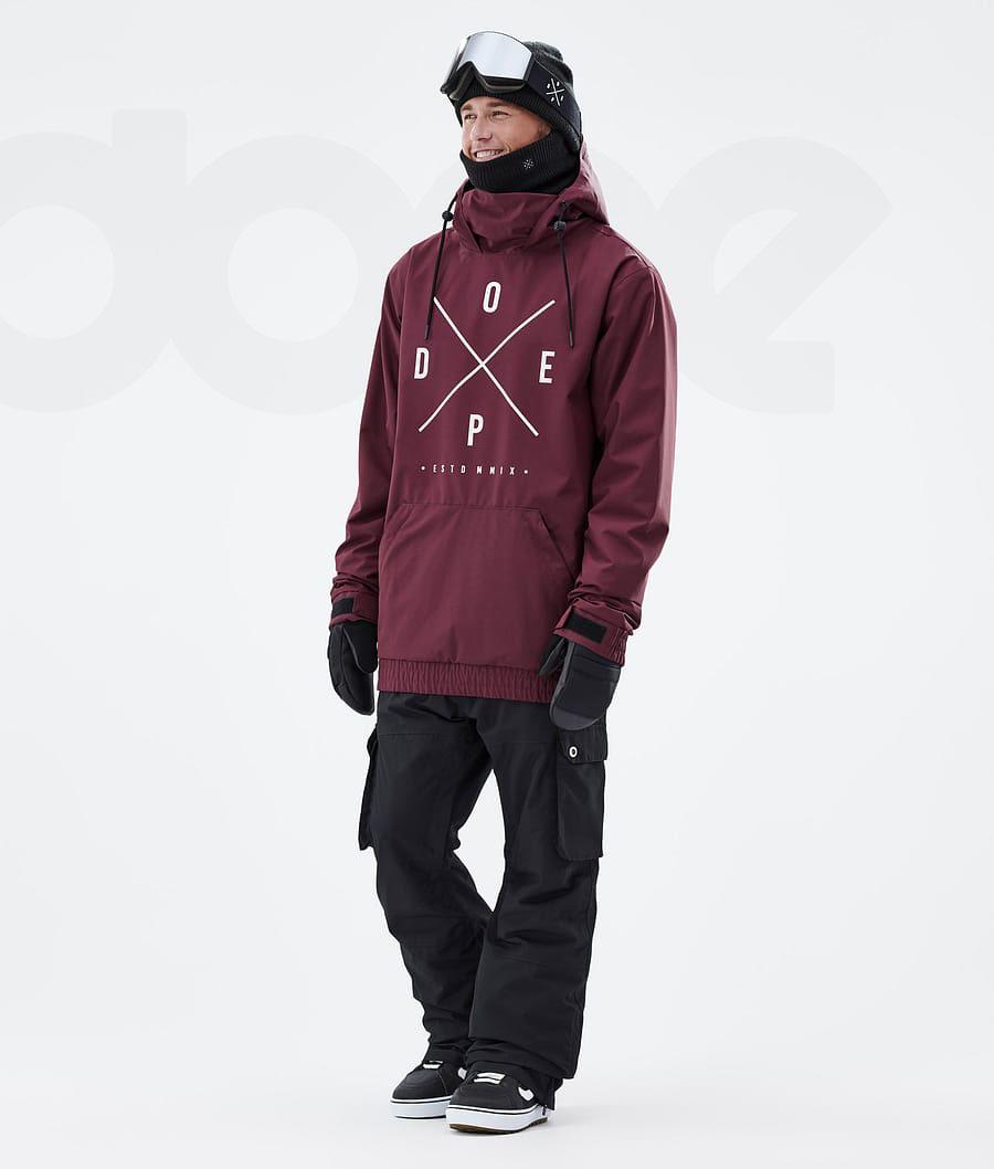 Chaquetas Snowboard Dope Migoo 2X-Up Hombre Burdeos | ESKI2807