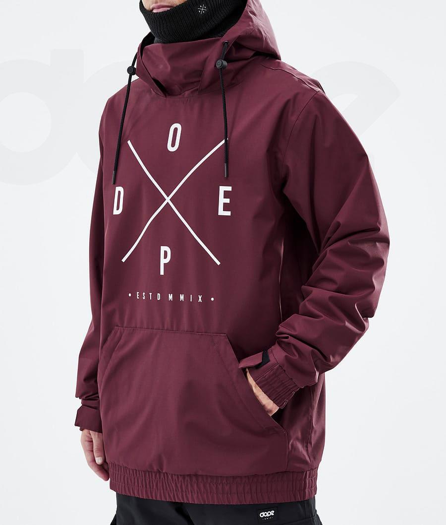 Chaquetas Snowboard Dope Migoo 2X-Up Hombre Burdeos | ESKI2807