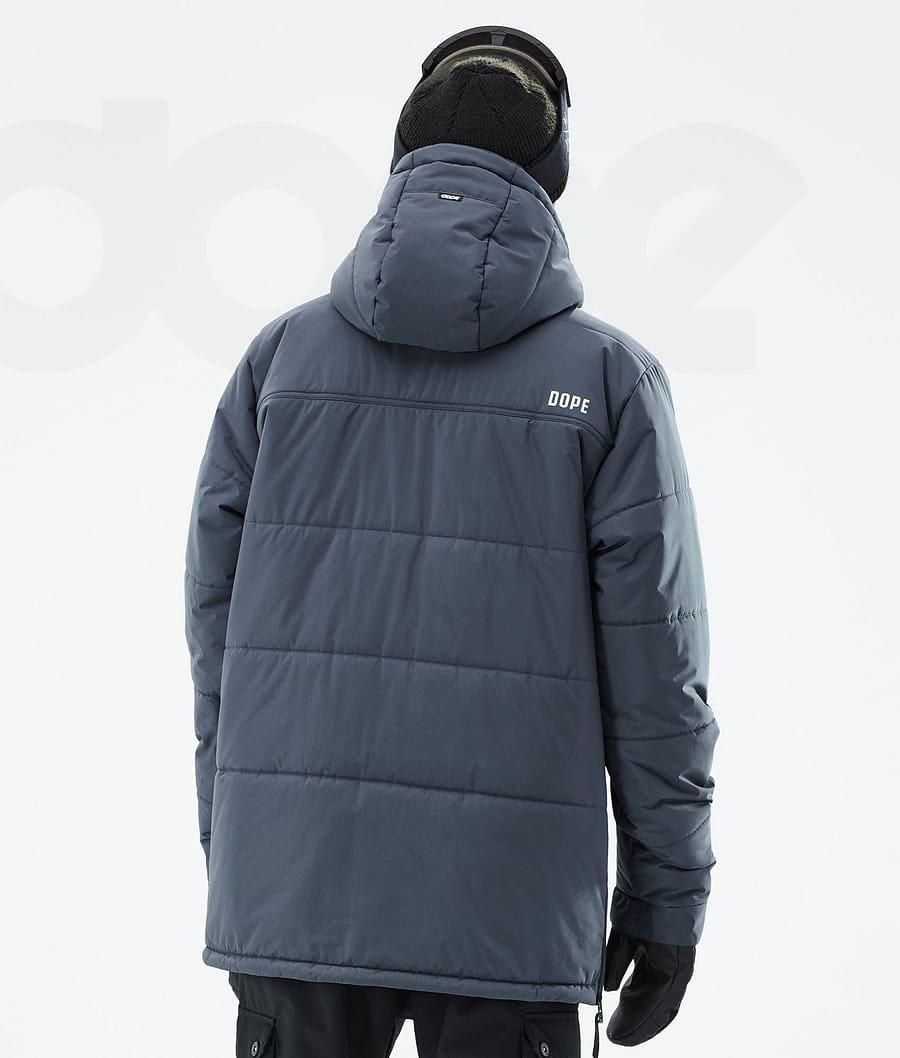 Chaquetas Snowboard Dope Puffer Hombre Azules | ESSO2813