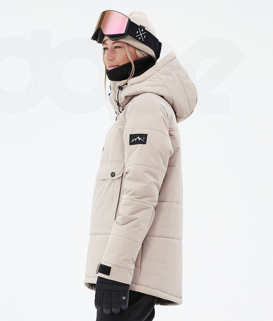 Chaquetas Snowboard Dope Puffer W Mujer Marrones | ESXF3502