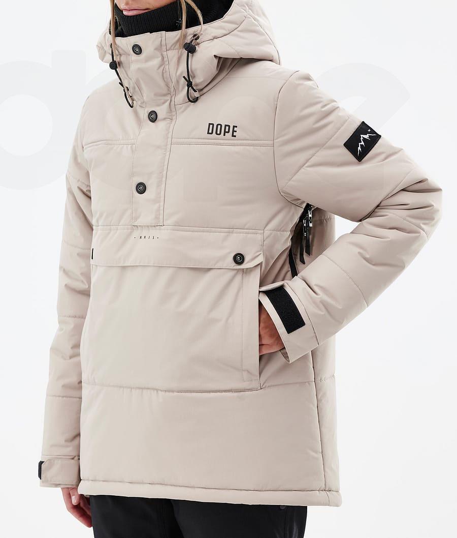 Chaquetas Snowboard Dope Puffer W Mujer Marrones | ESXF3502