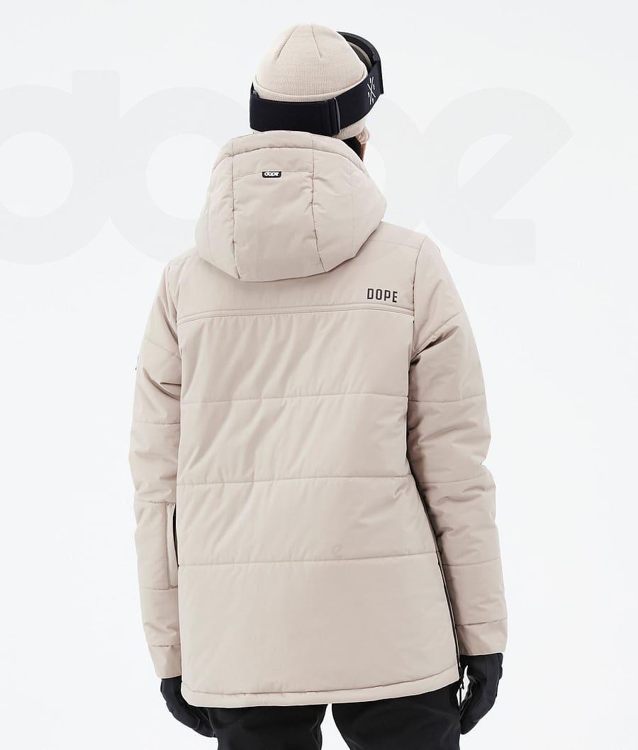 Chaquetas Snowboard Dope Puffer W Mujer Marrones | ESXF3502