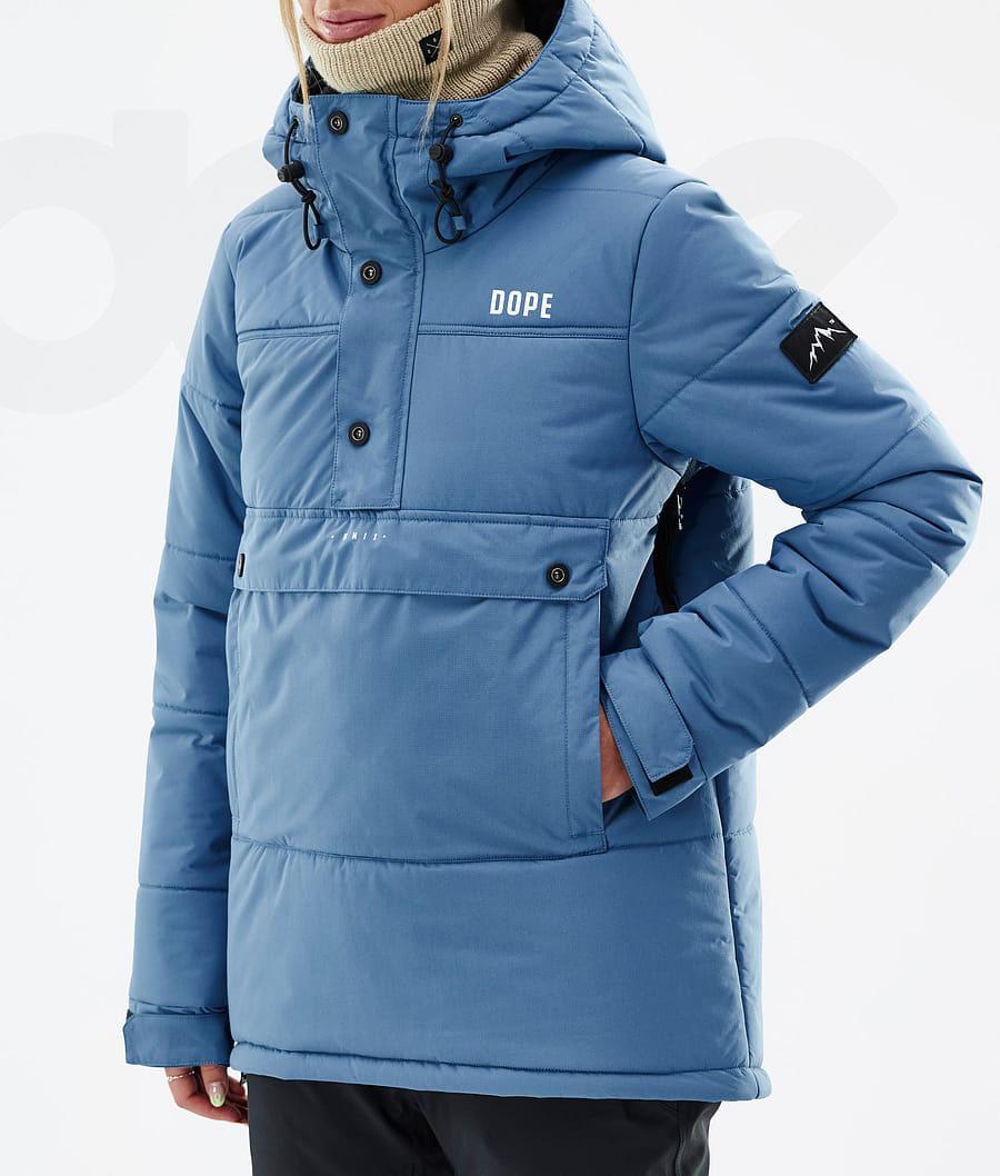 Chaquetas Snowboard Dope Puffer W Mujer Azules Gris | ESZG3503