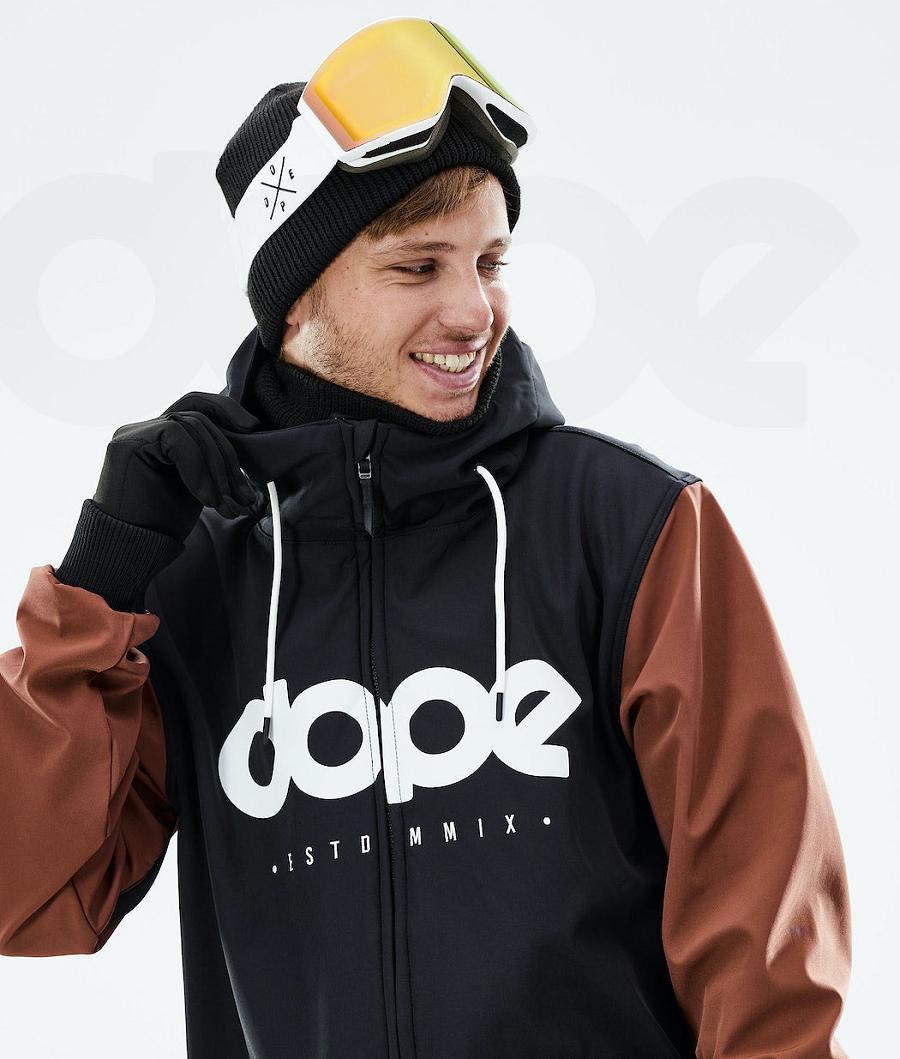 Chaquetas Snowboard Dope Standard DO Hombre Negras Marrones | ESYU2819